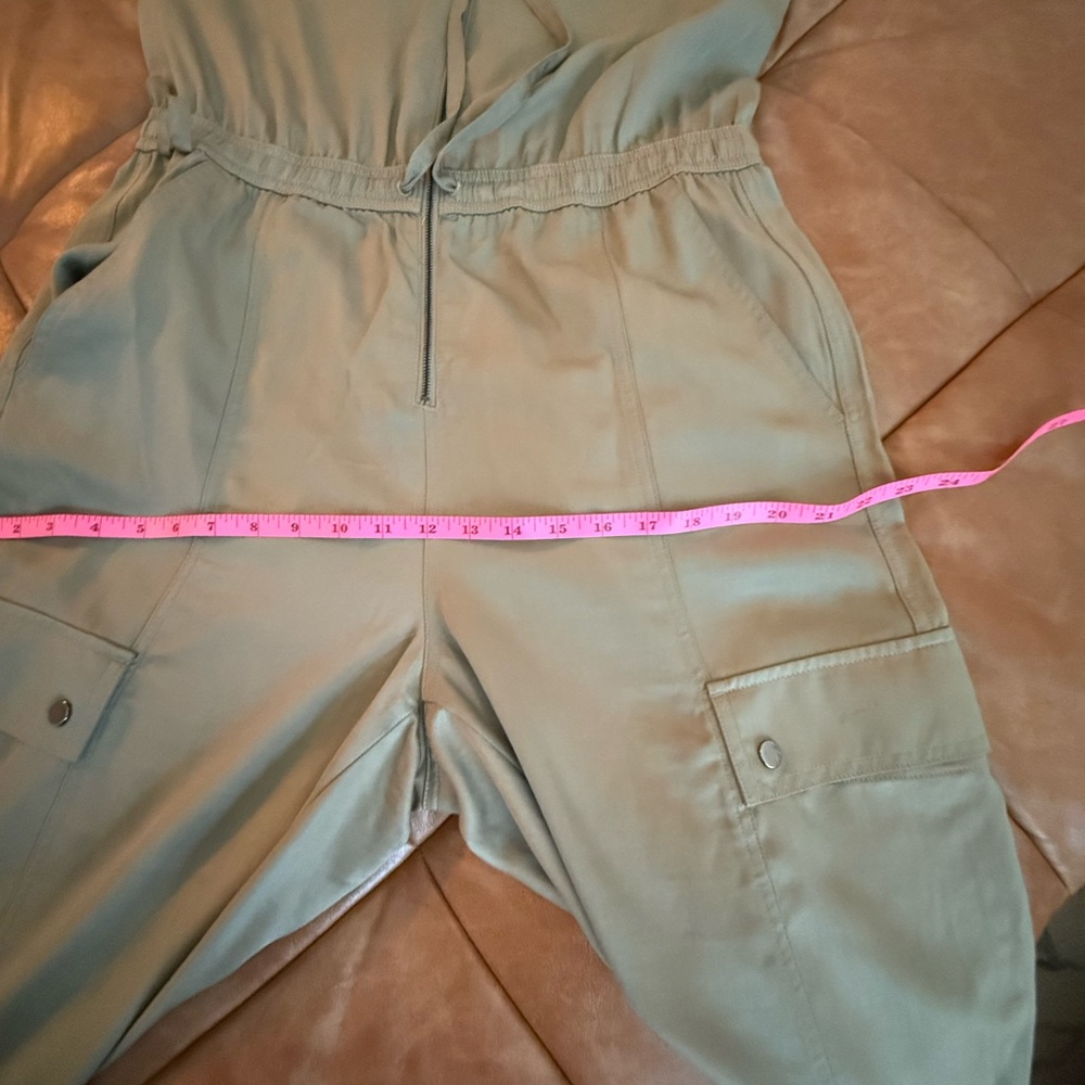 Athleta Olive Green Celestial Jumpsuit - Picture 8 of 8